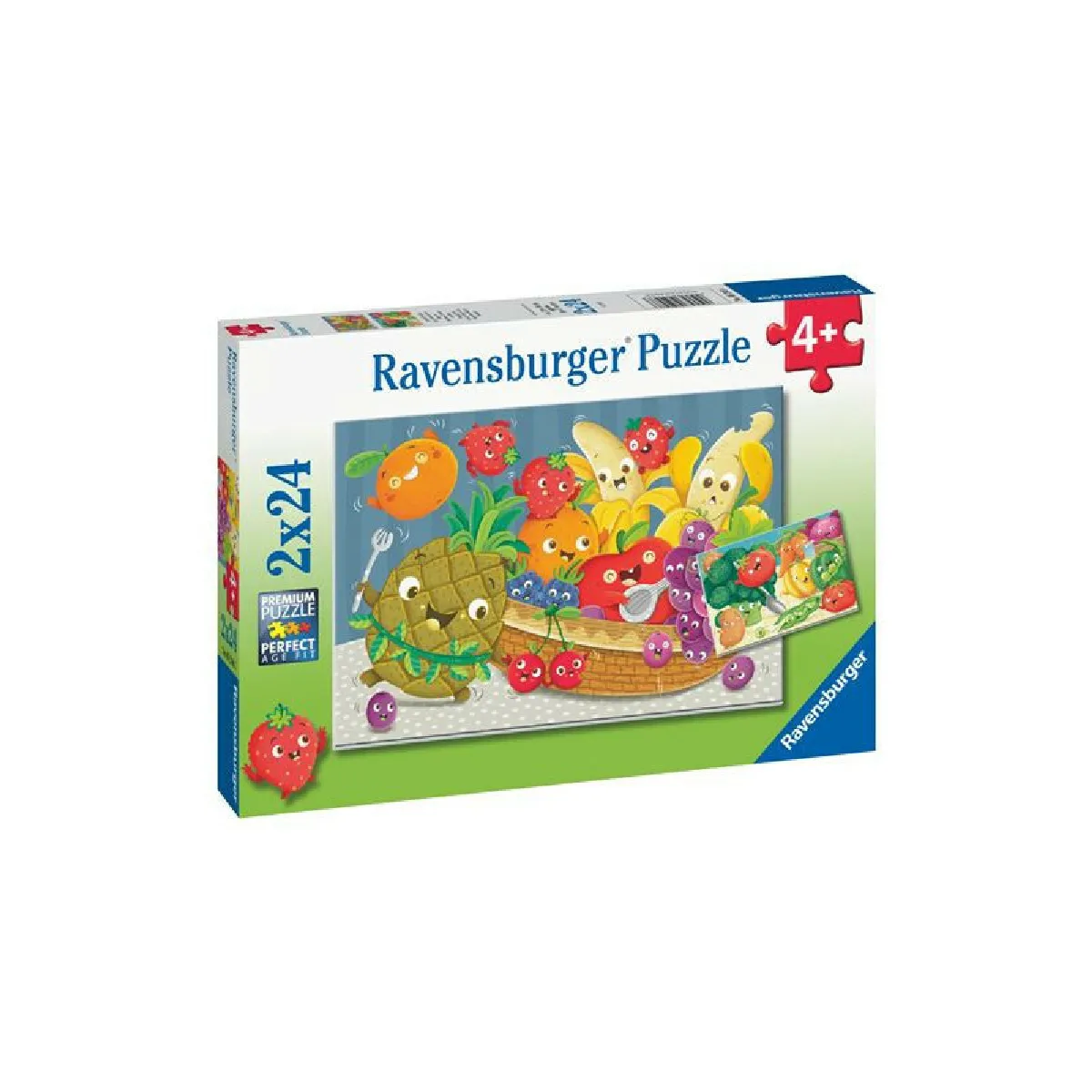 Ravensburger Puzzle 2x24 pièces - Fruits et légumes