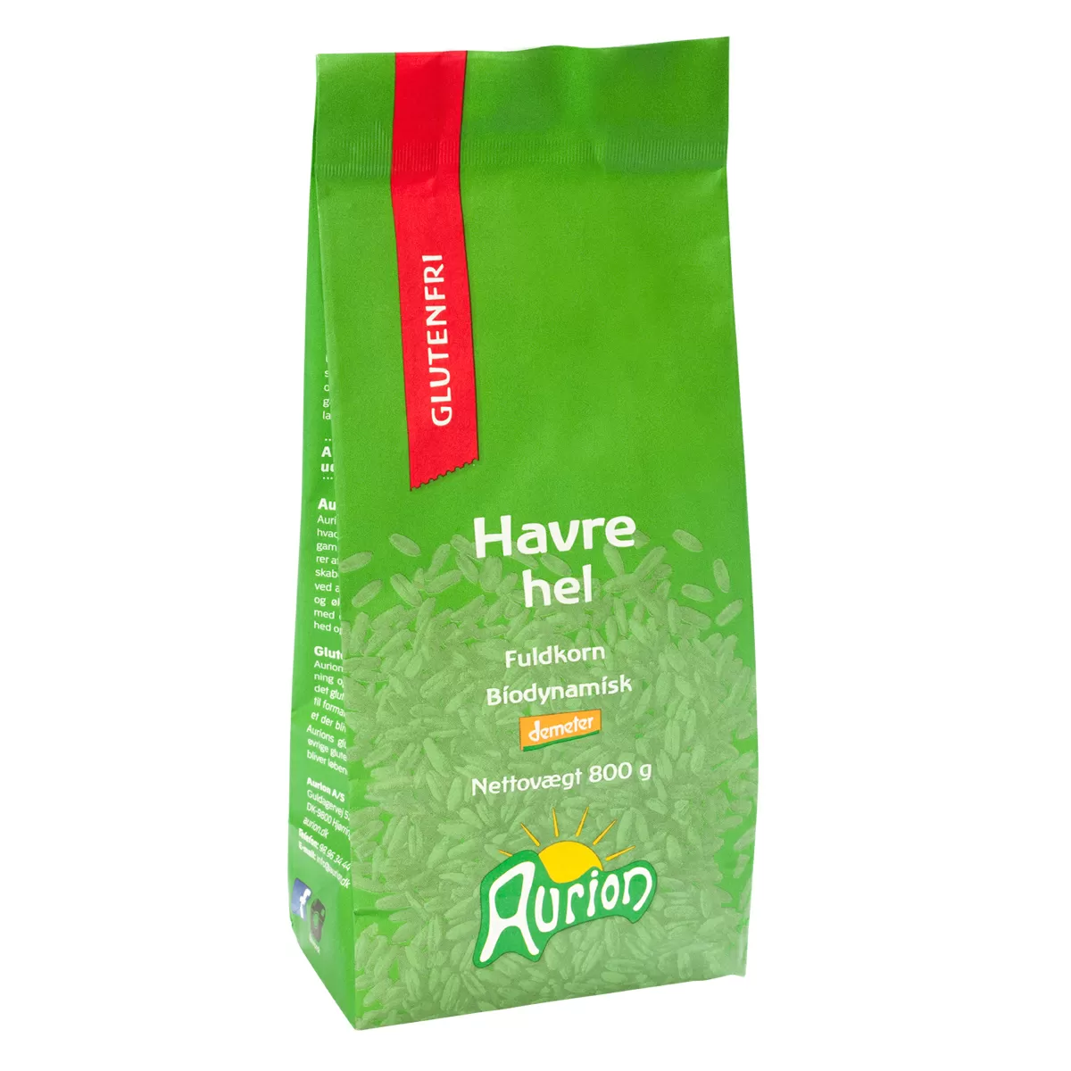 Aurion Hel Havre Glutenfri - 800 g