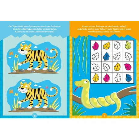 Tessloff Einfach rätseln! Für Kindergarten-Kids. Wilde Tiere
