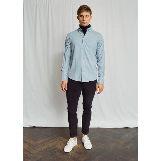 Bruun & Stengade Muriel Skjorte, Blue, L