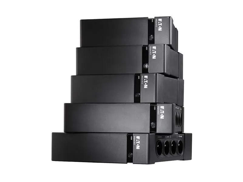 Eaton Ellipse ECO 650 USB IEC - UPS (stativ-monterbar / ekstern) - AC 230 V - 400 Watt - 650 VA - USB - output-stikforbindelser: 4 - 2U - 19