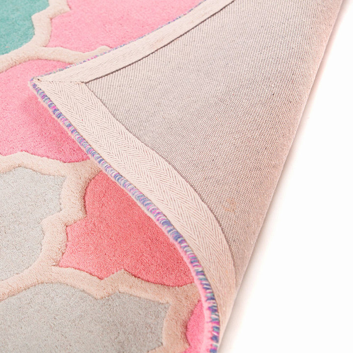 Modern vloerkleed - Illo Rosella Roze/Blauw