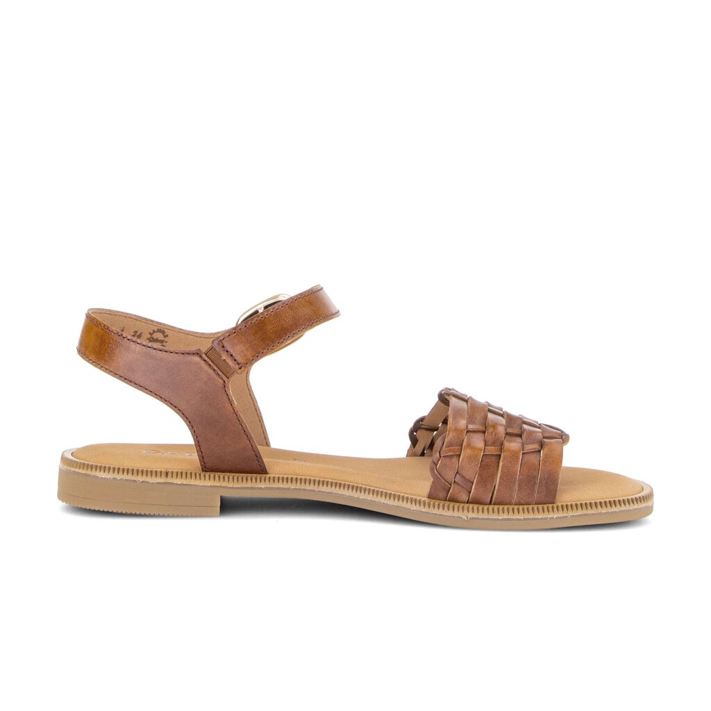 Sandal met riempjes bruin