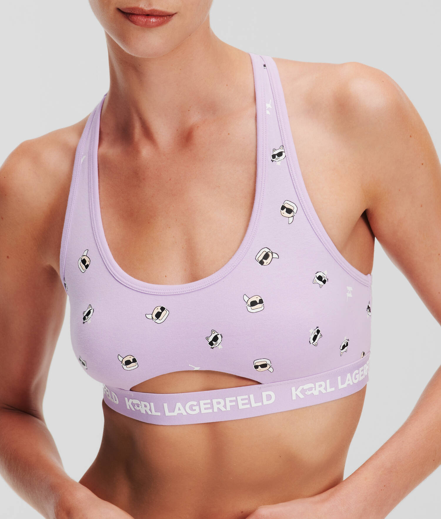 BRALETTE AVEC DÉCOUPE KARL IKONIK