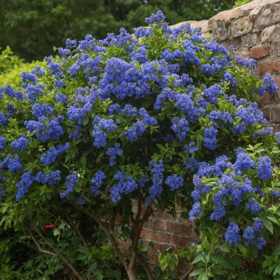 Sering - Set van 2 - Ceanothus Repens - Hoogte 60-70cm - ⌀17cm