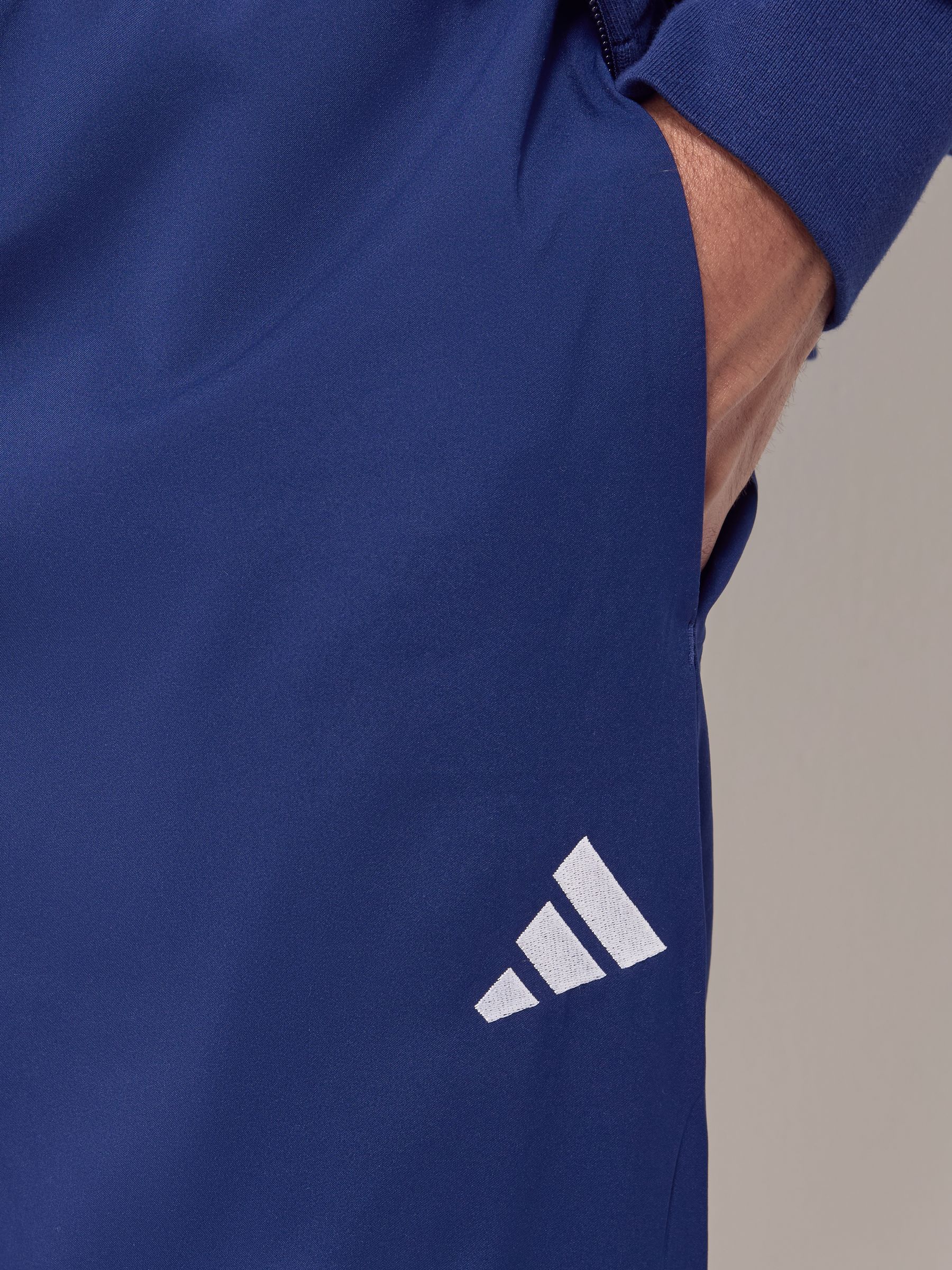Blauw - adidas Essentials Small Logo Stanford Joggers