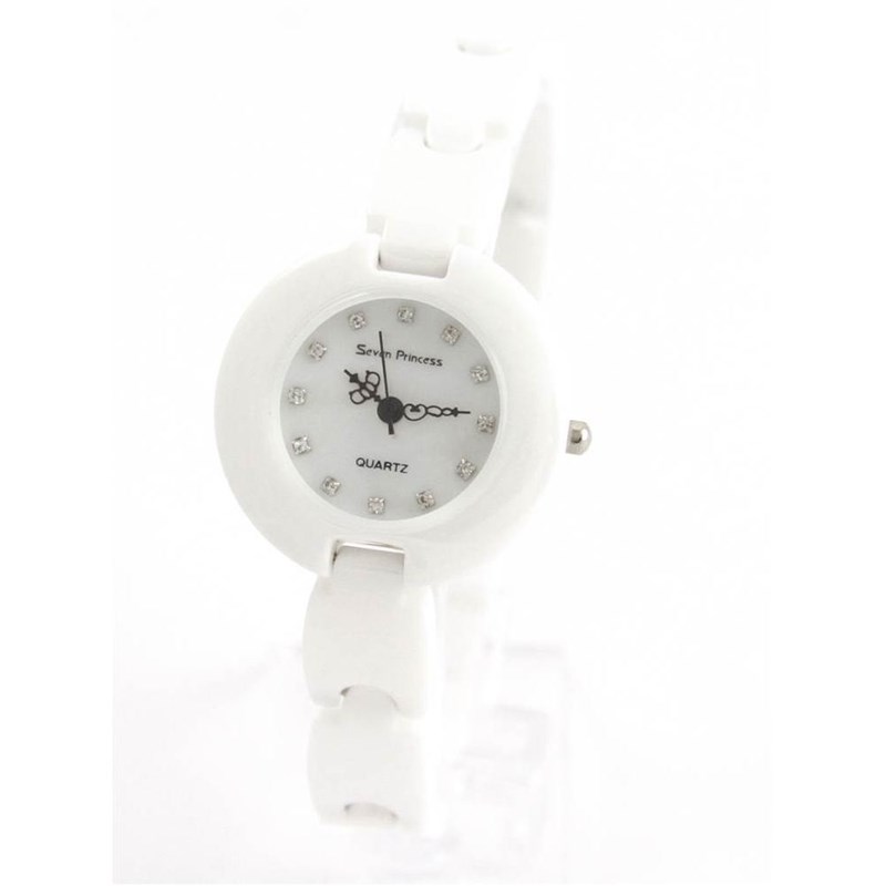 Montre Femme SEVEN PRINCESS bracelet Céramique Blanc