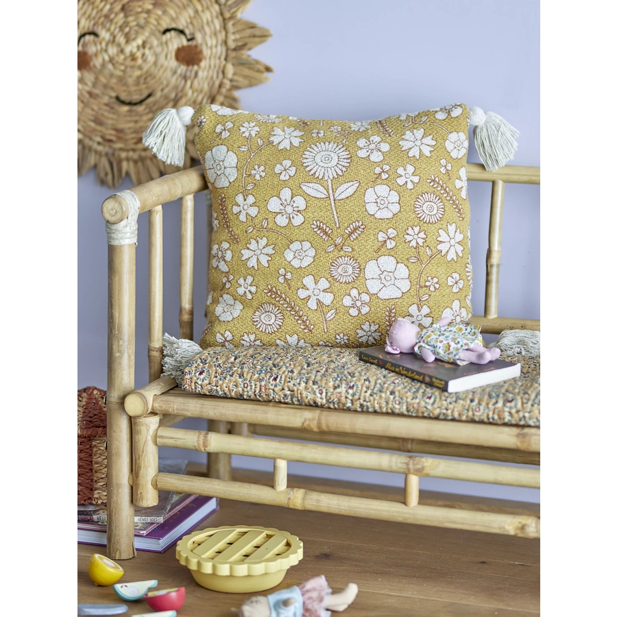 bloomingville Kissen Camille gelb