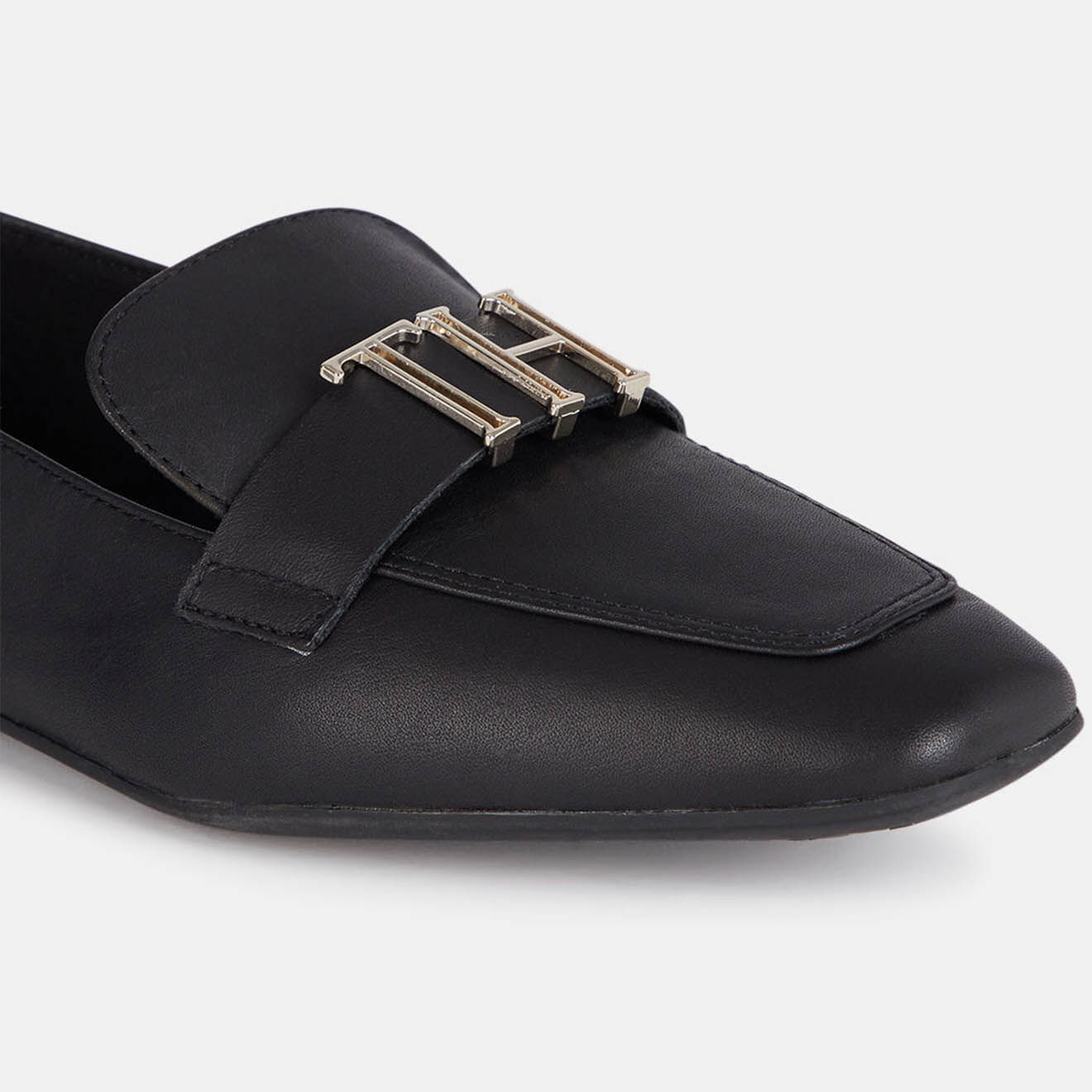 Tommy Hilfiger Mocassins en Cuir noirs