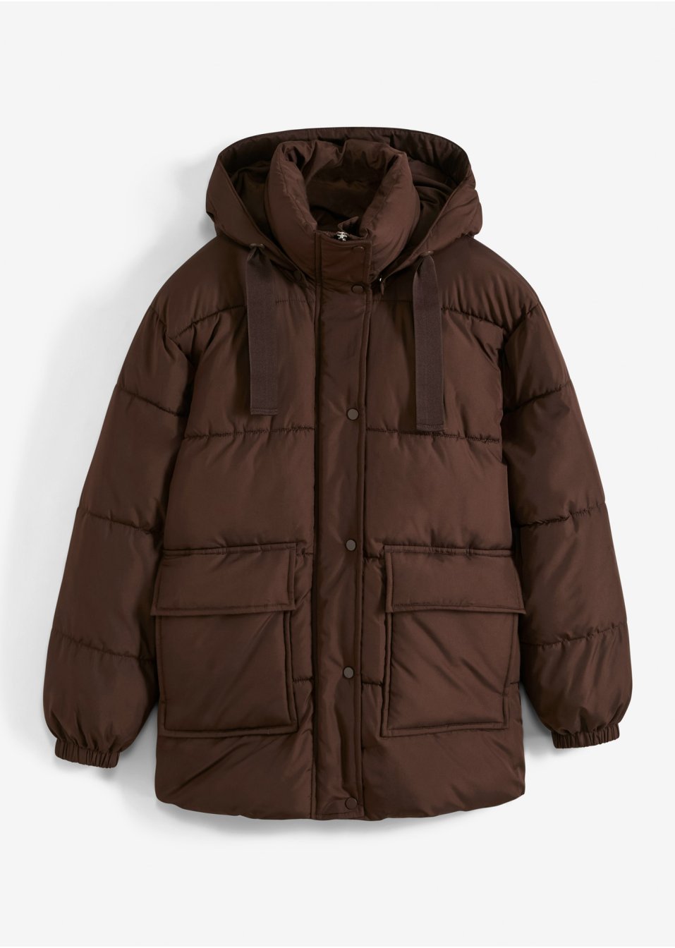 Veste matelassée rembourrée en polyester recyclé avec capuche amovible