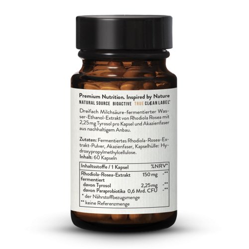 Sunday Natural Products  Rhodiola Rosea Extrakt Fermentiert