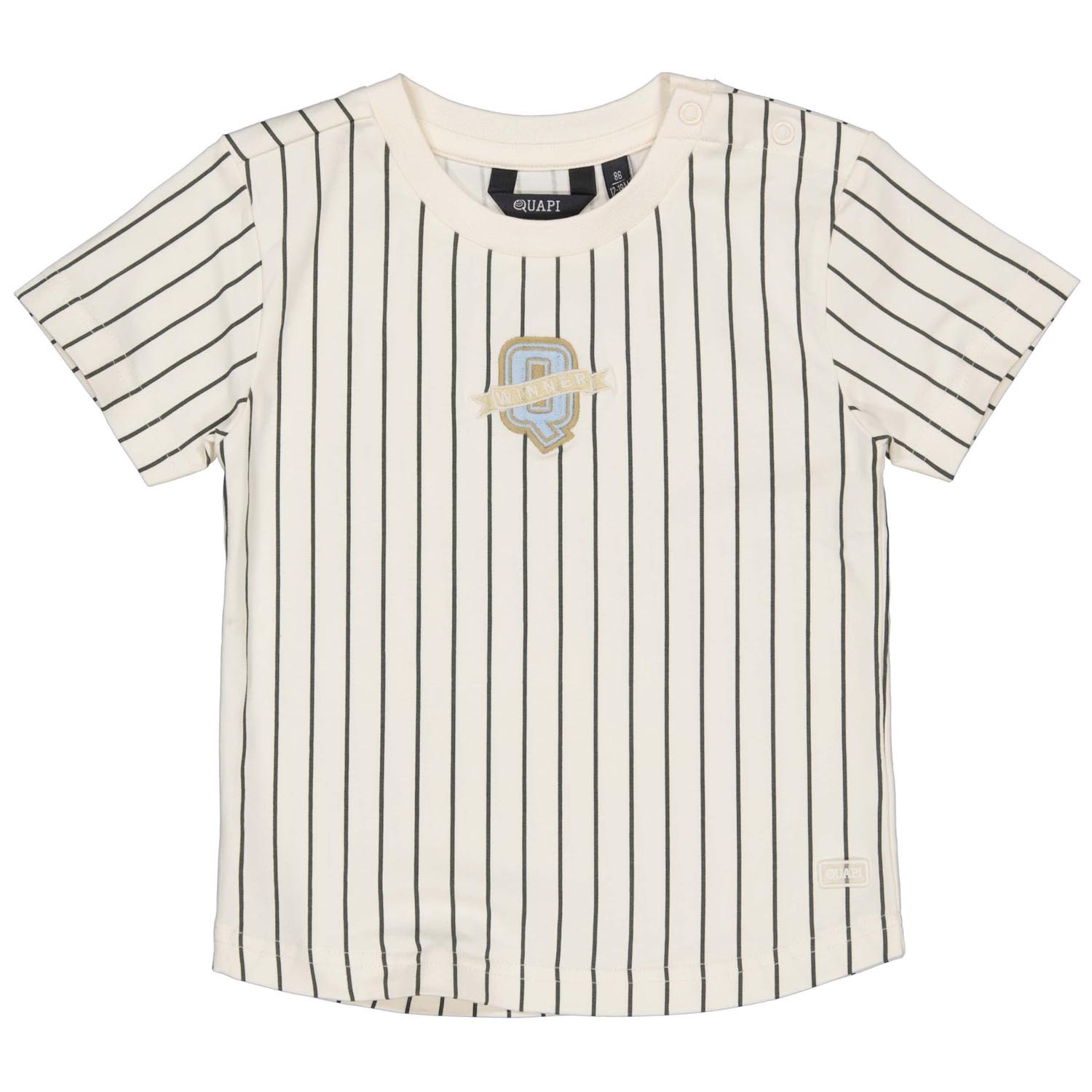 Quapi peuter T-shirt korte mouwen strepen multi