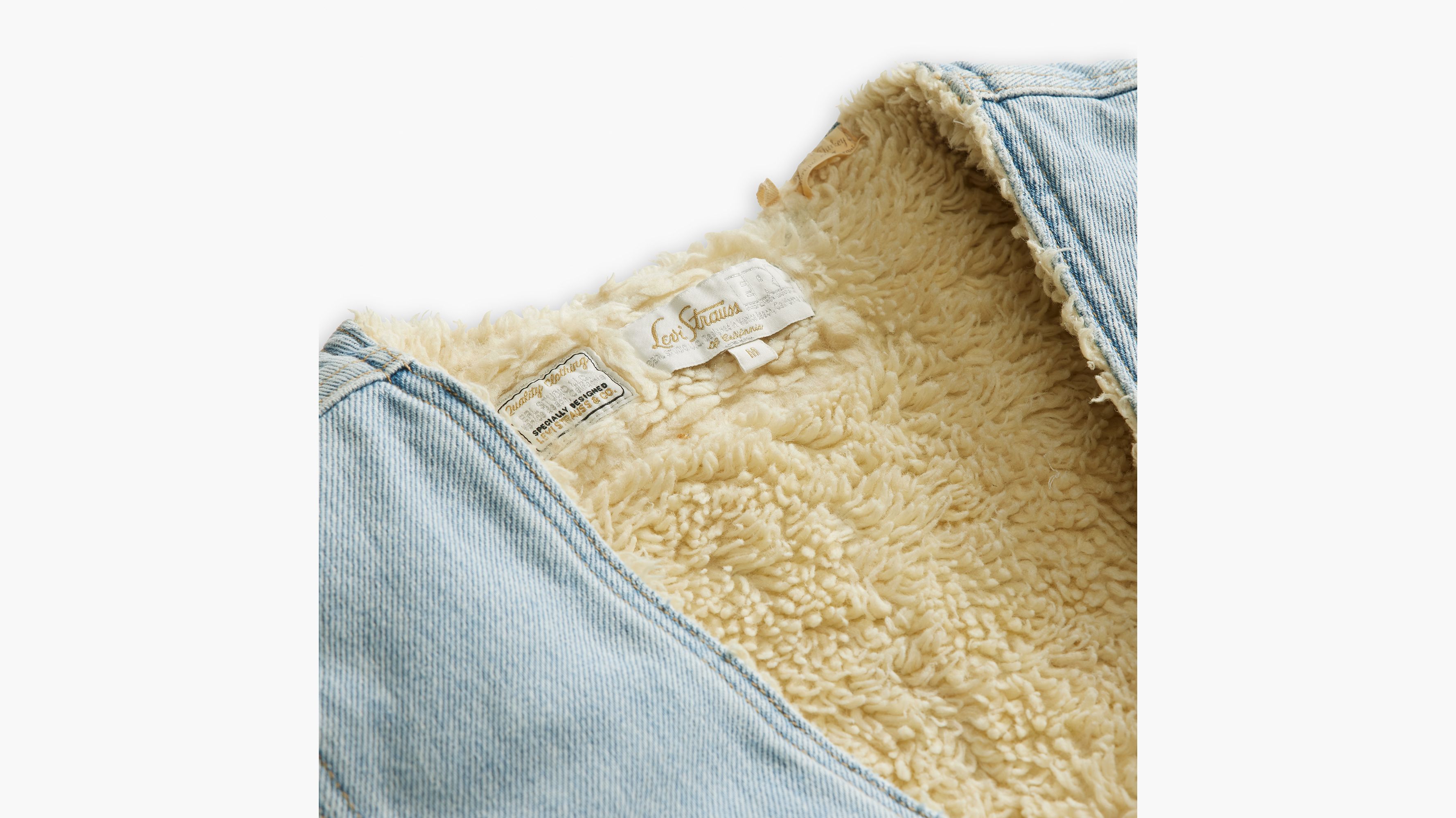 Levi's® x ERL Denim Veste sans manche Denim - Light Indigo - Bleu
