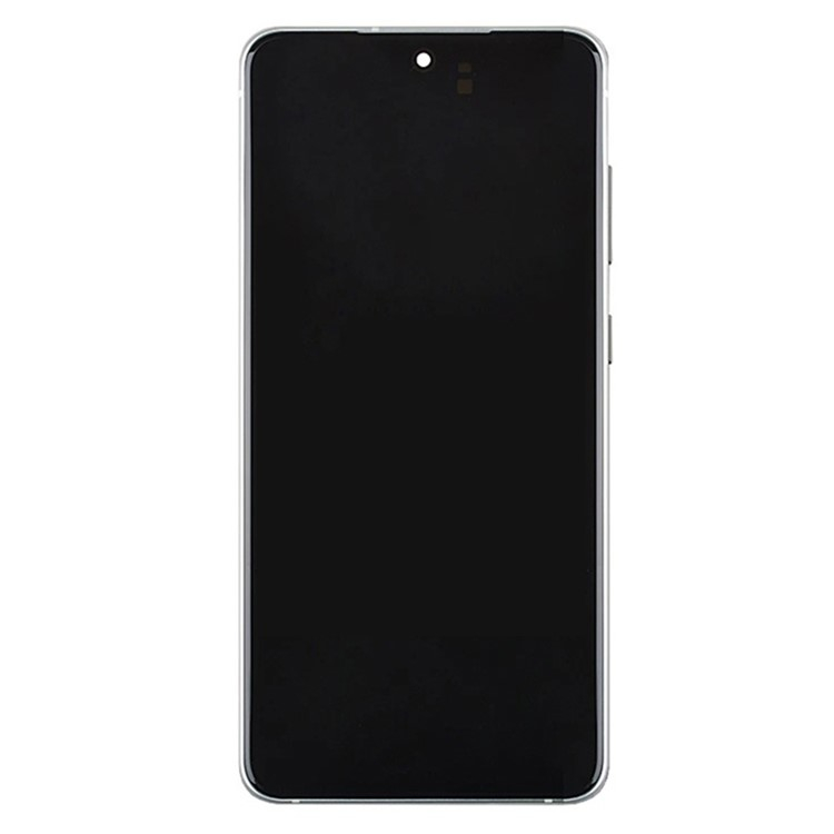 Samsung Galaxy S21 FE 5G Ersatzdisplay AMOLED Touchscreen Digitizer mit Rahmen Bildschirm Reparatur – Schwarz