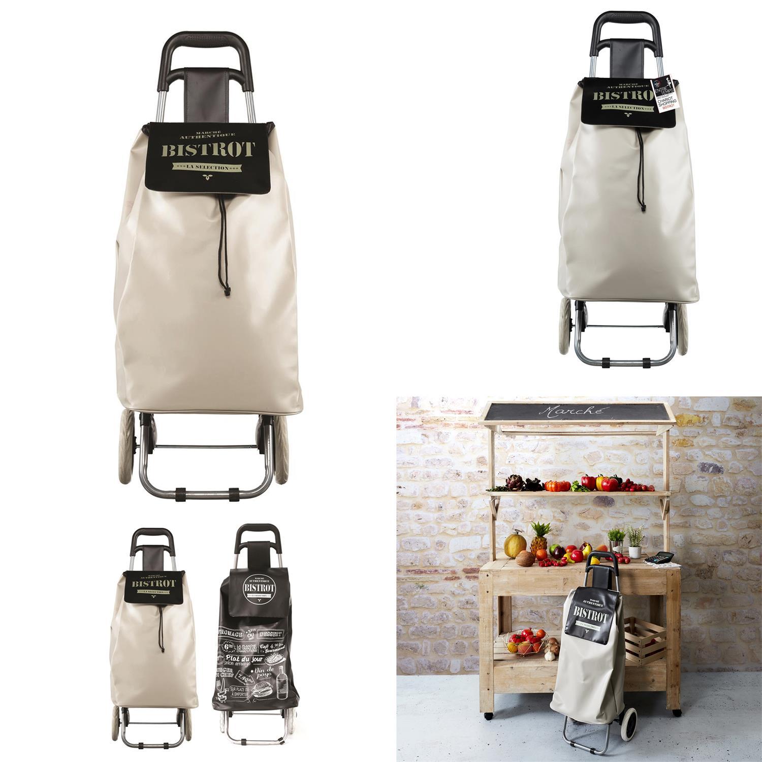 CHARIOT SHOPPING BISTROT 2 ROUES