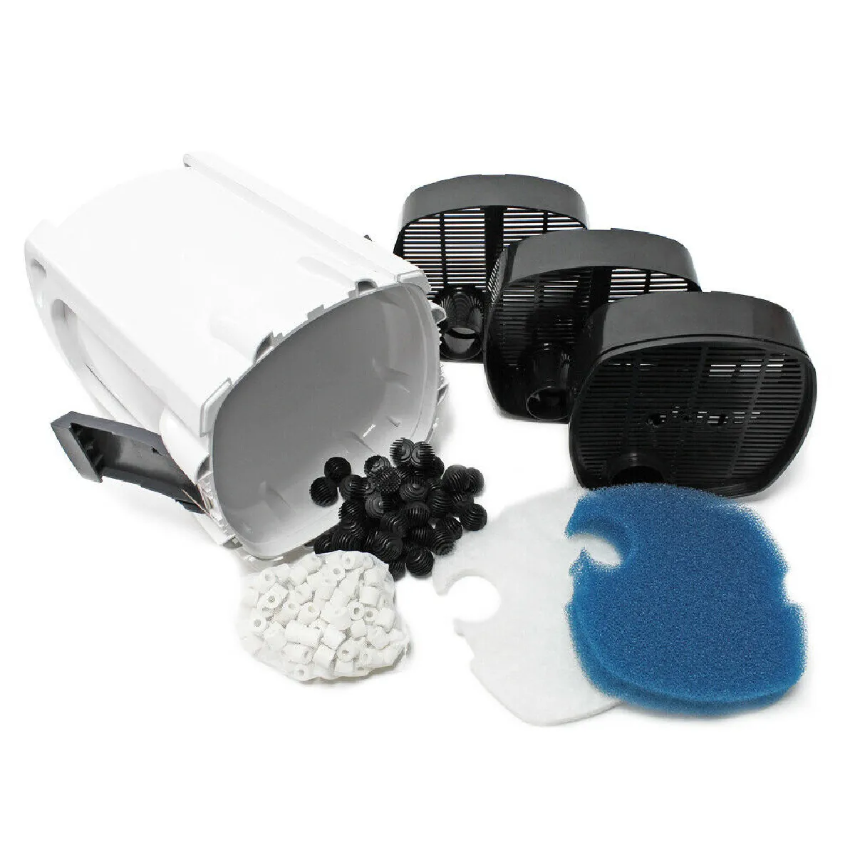 Helloshop26 Filtre extérieur bio 1000 l/h - 3 phases