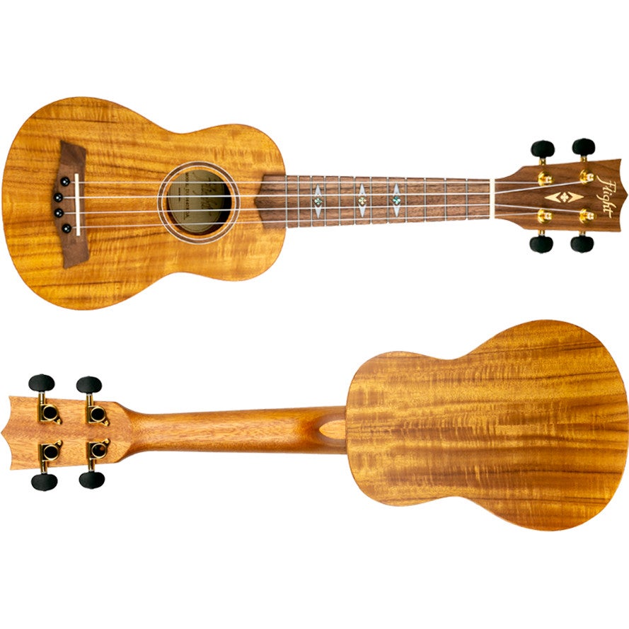Flight Supernatural Series DUS440 Acacia sopraan ukelele met gigbag