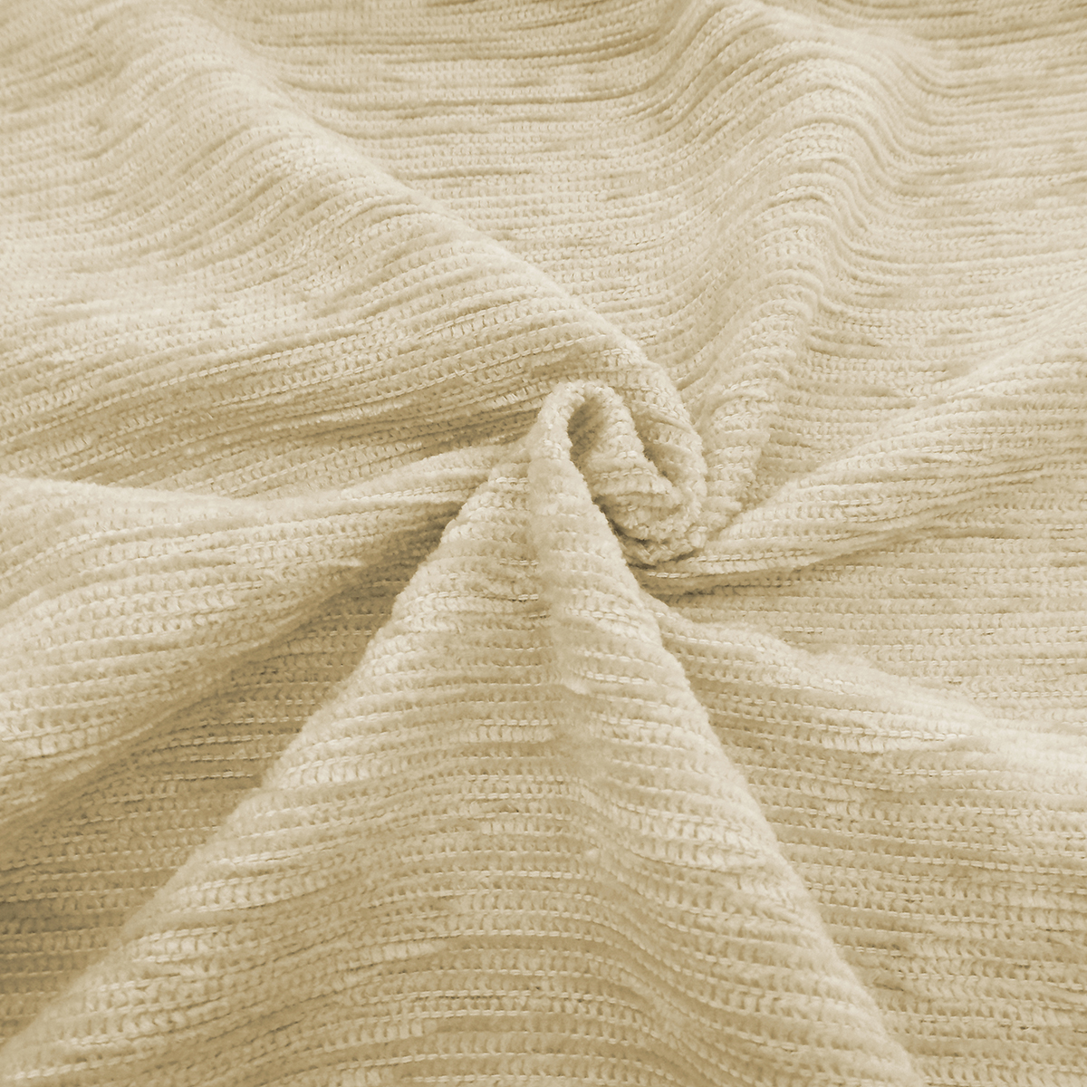 Thermochenille-Vorhang - weiß - 135x245 cm