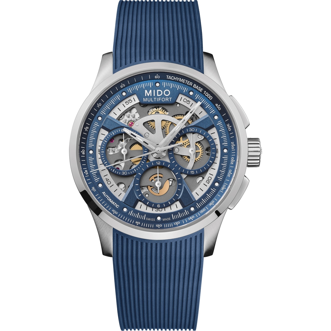 Mido Multifort Skeleton Chronograph