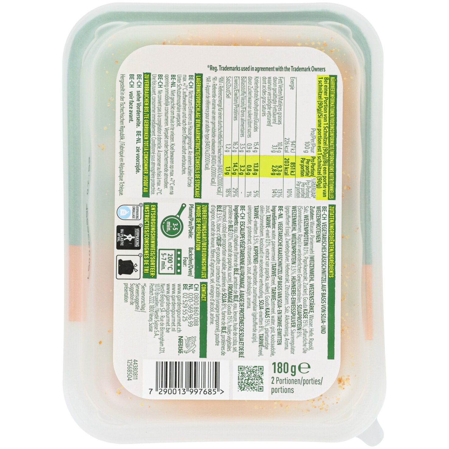 Garden Gourmet Cheese Schnitzel