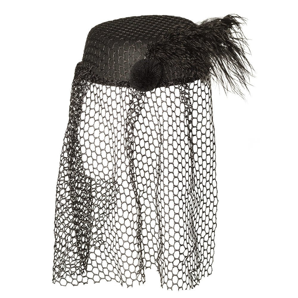 Halloween Hoed Zwarte Sluier