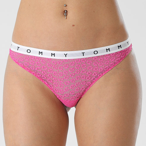 Lot de 3 Strings 2524 Noir Bleu Rose