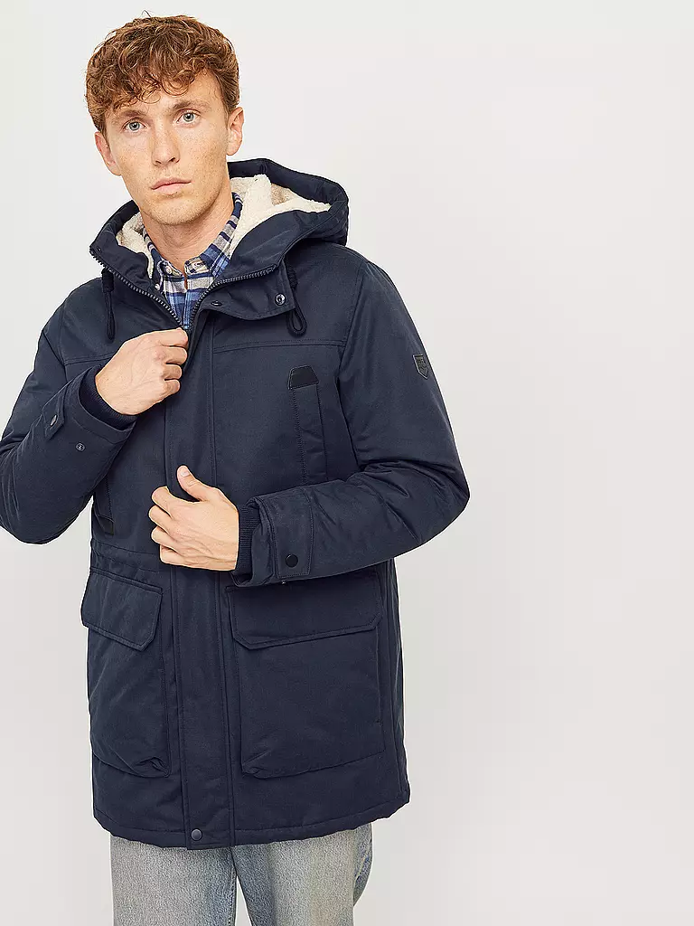 JACK & JONES Parka JJEPOLAR  dunkelblau