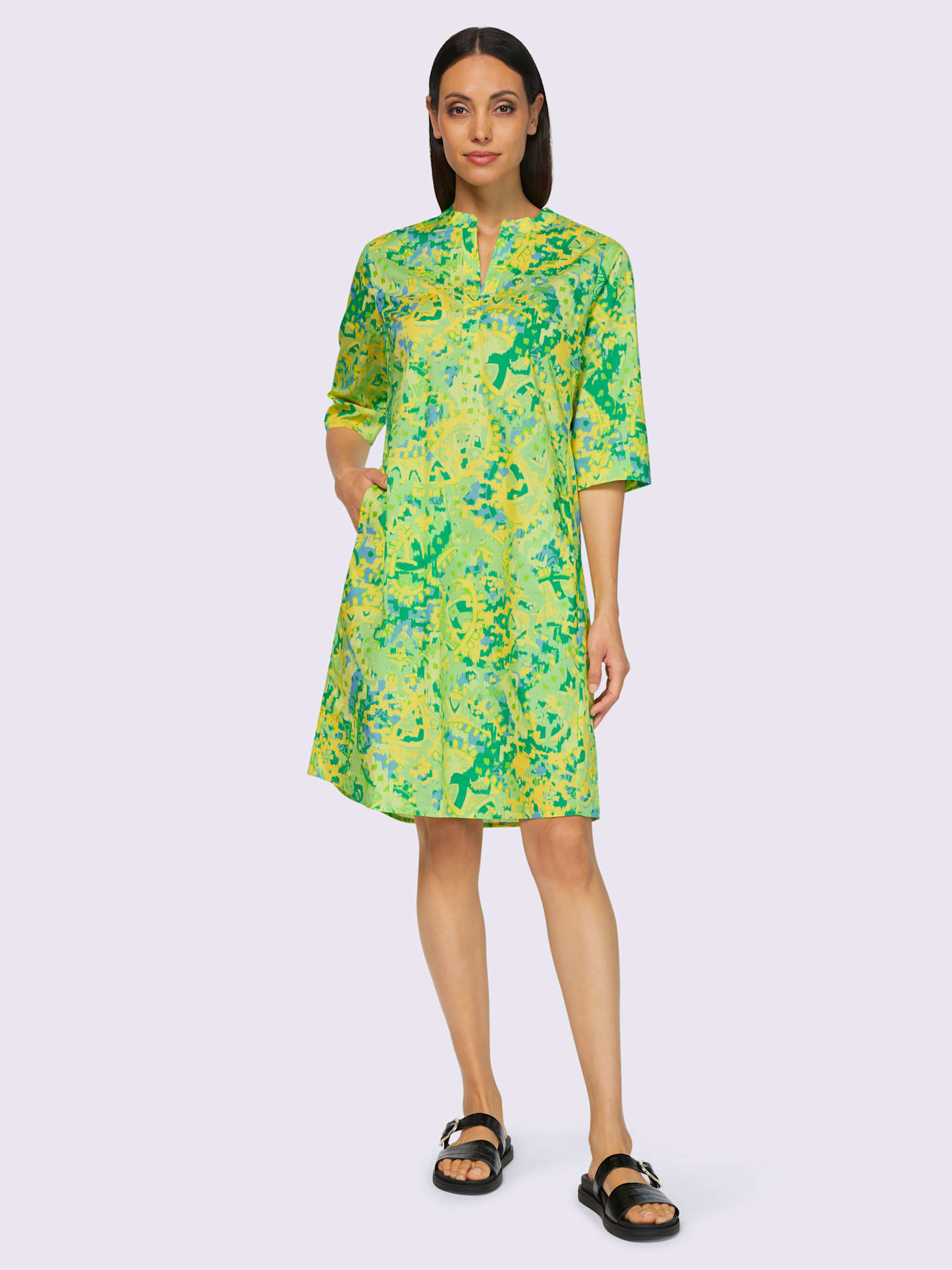 Robe imprimée qualité tissée