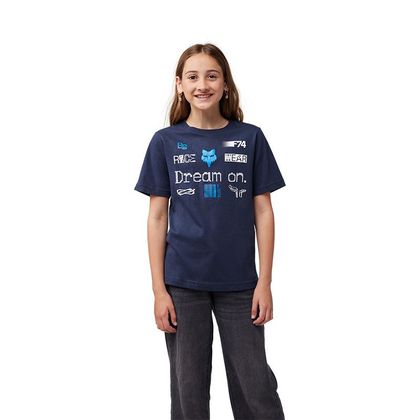 T-Shirt manches courtes Fox RS DREAM ENFANT - Bleu / Rouge