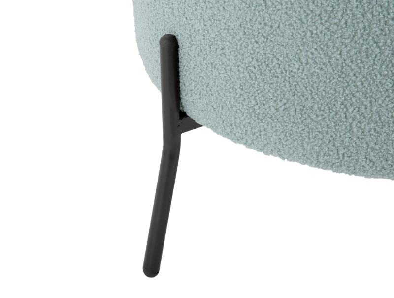 Chair Noble Teddy Curl LM2105BK Black