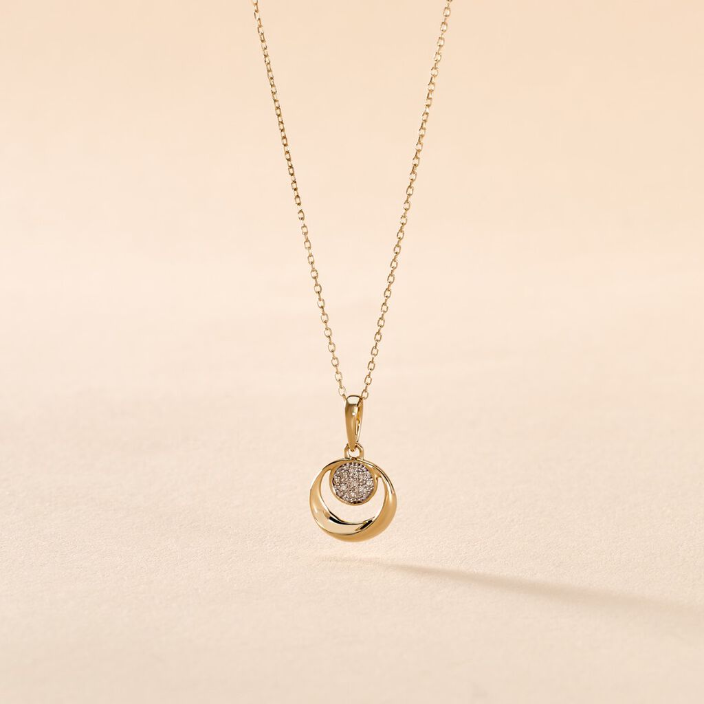 Collier Liana Or Jaune Diamant