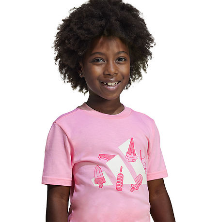 adidas Performance T-Shirt - LK L Ice - Echtes Rosa