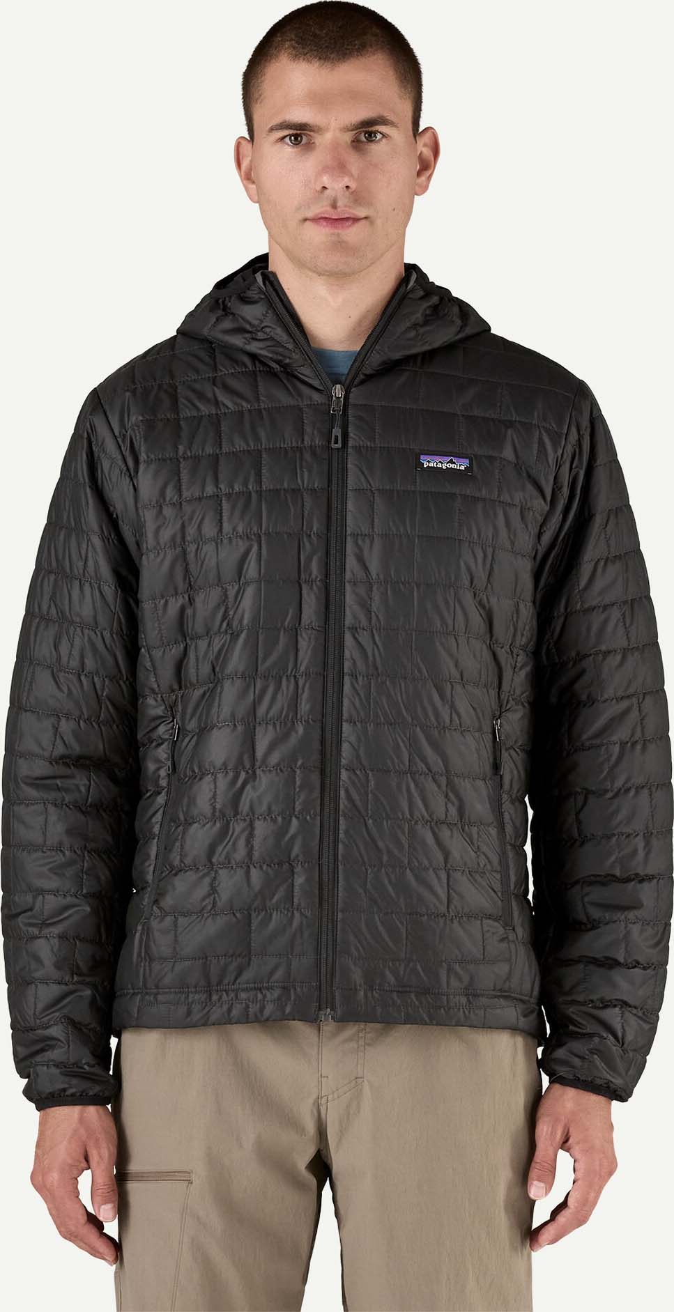 Nano Puff Hoody Herre Black