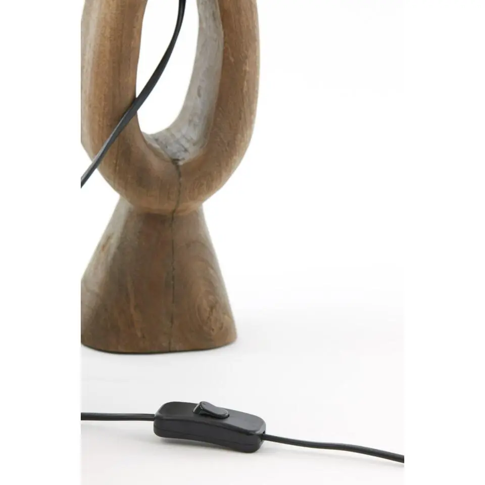 Lampvoet Django - Hout - 11x9x45cm