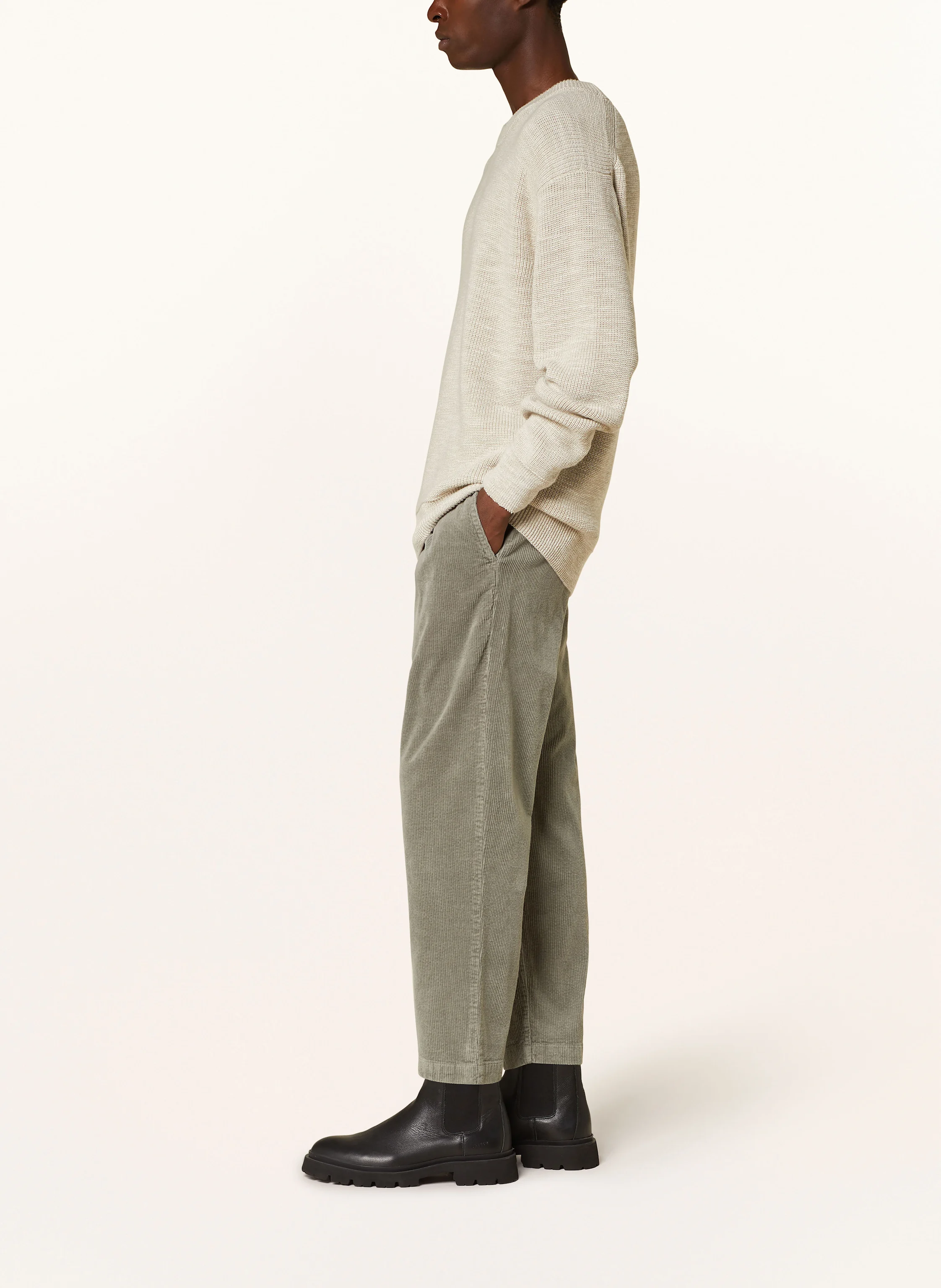 BOSS Cordchino SHYNE Slim Fit mit verkürzter Beinlänge