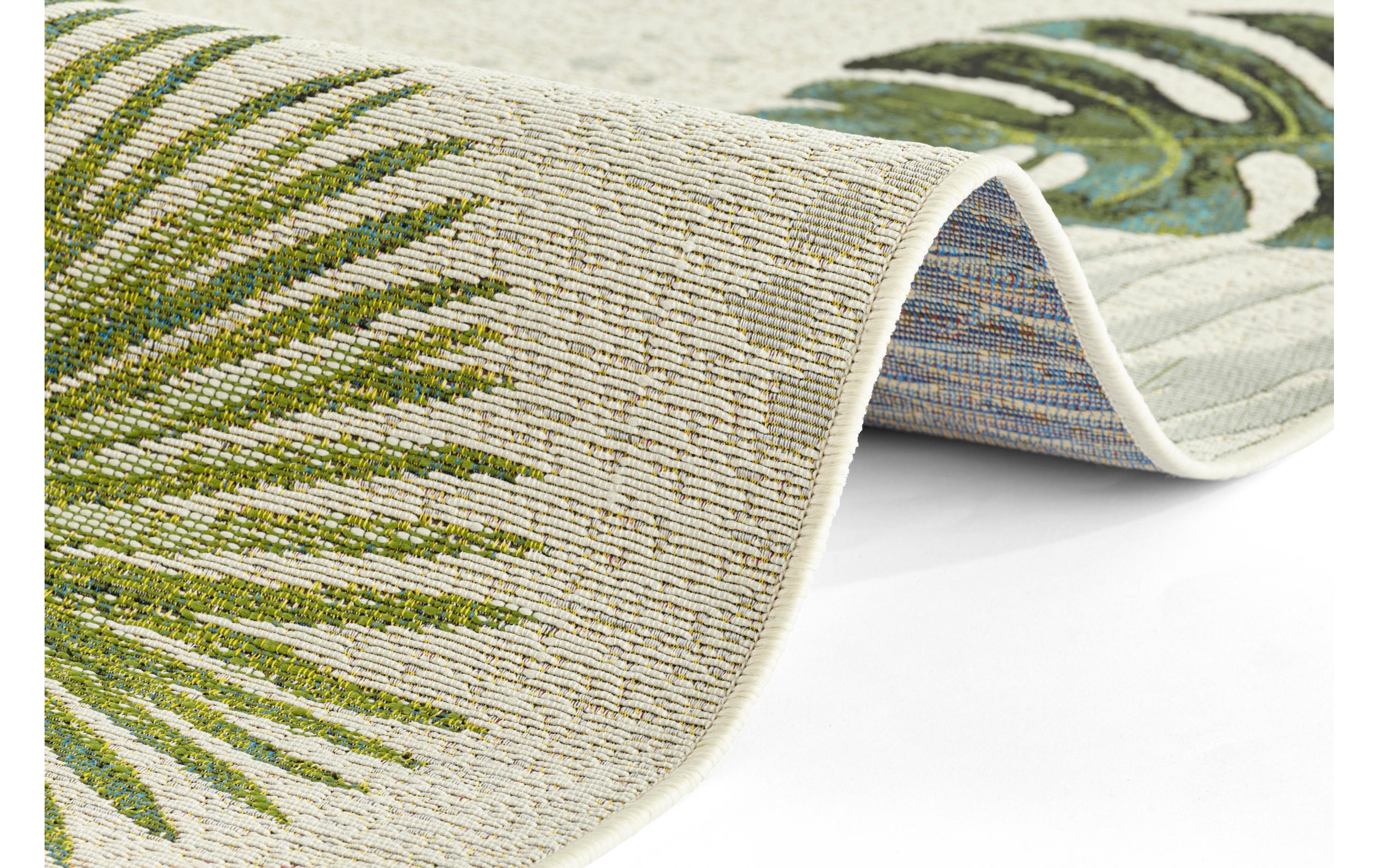 Teppich Tropical Dream 160 cm x 235 cm, Crème/MehrfarbigFlachegwebeteppich im Tropischen Design
