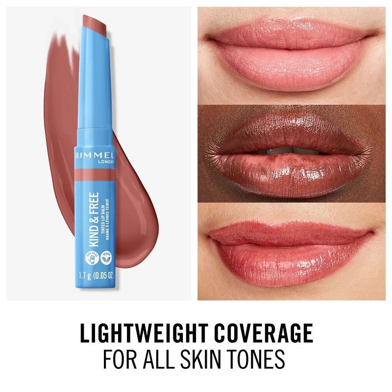 RIMMEL Kind & Free Lipbalm 1,7 gr. - 002 Apricot Beauty