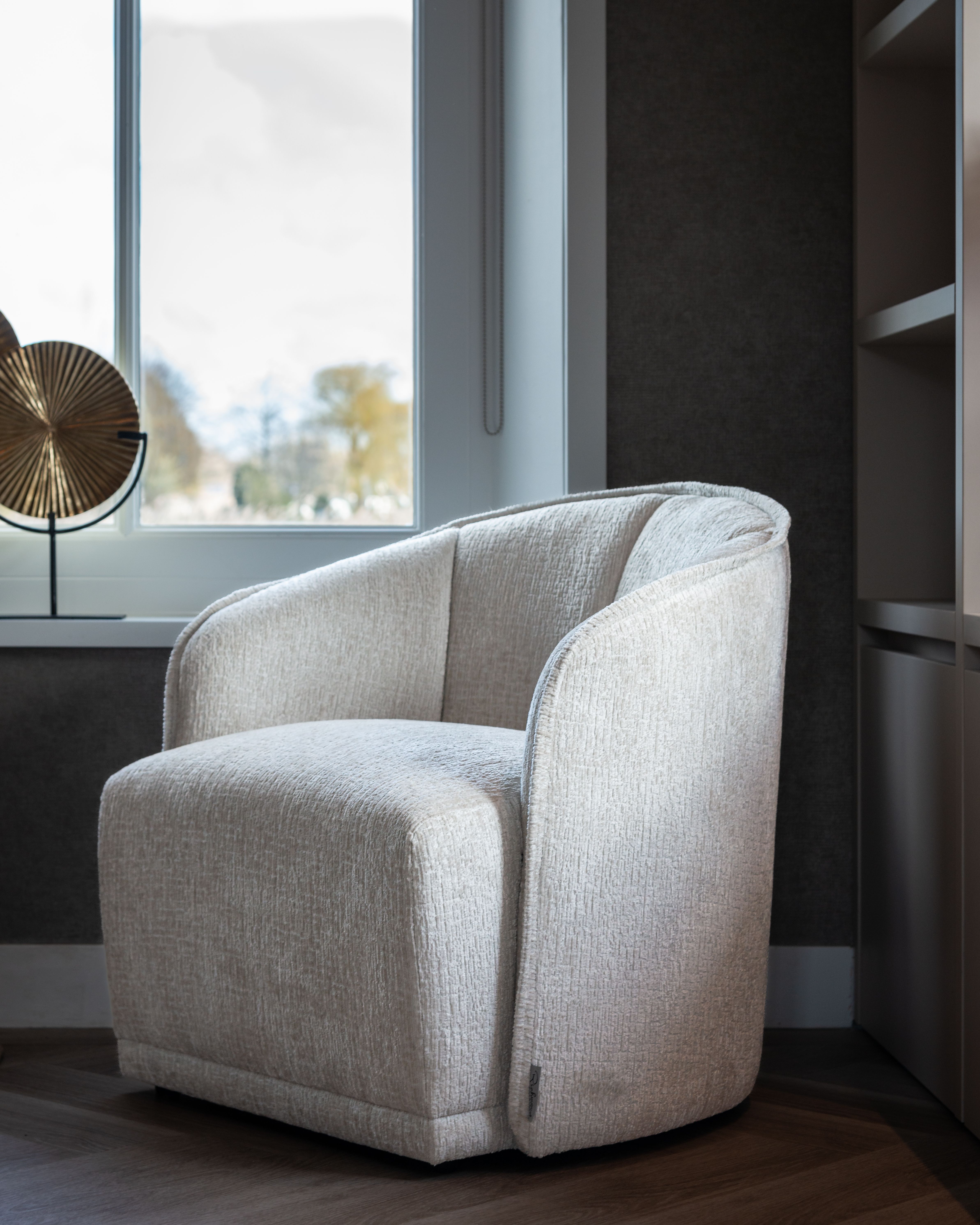 Fauteuil 211335 Cream Fusion Maryse B76 x D75 x H76 cm