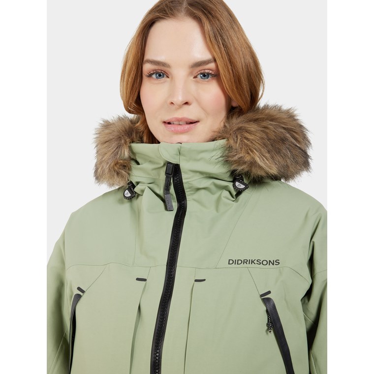 Didriksons Ceres Wns Parka 2 Light Moss