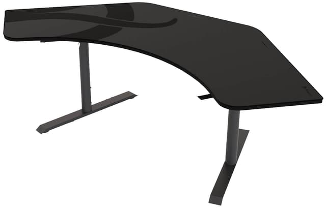 Arozzi Arena Angelo gaming skrivebord (gunmetal grå)