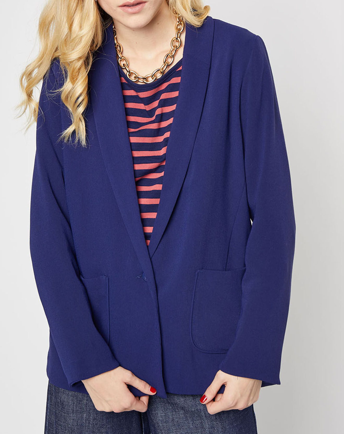 Karl Marc John Veste blazer Victorine bleu marine