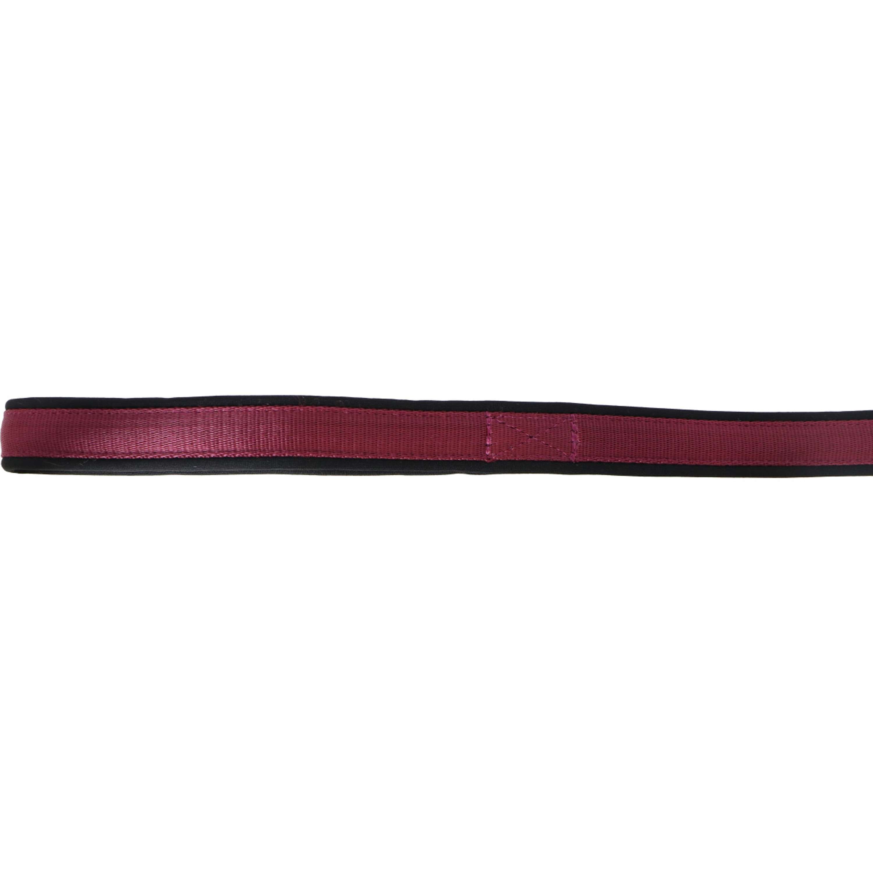 Bucas Hengstenketting Show-Line Burgundy/Zwart