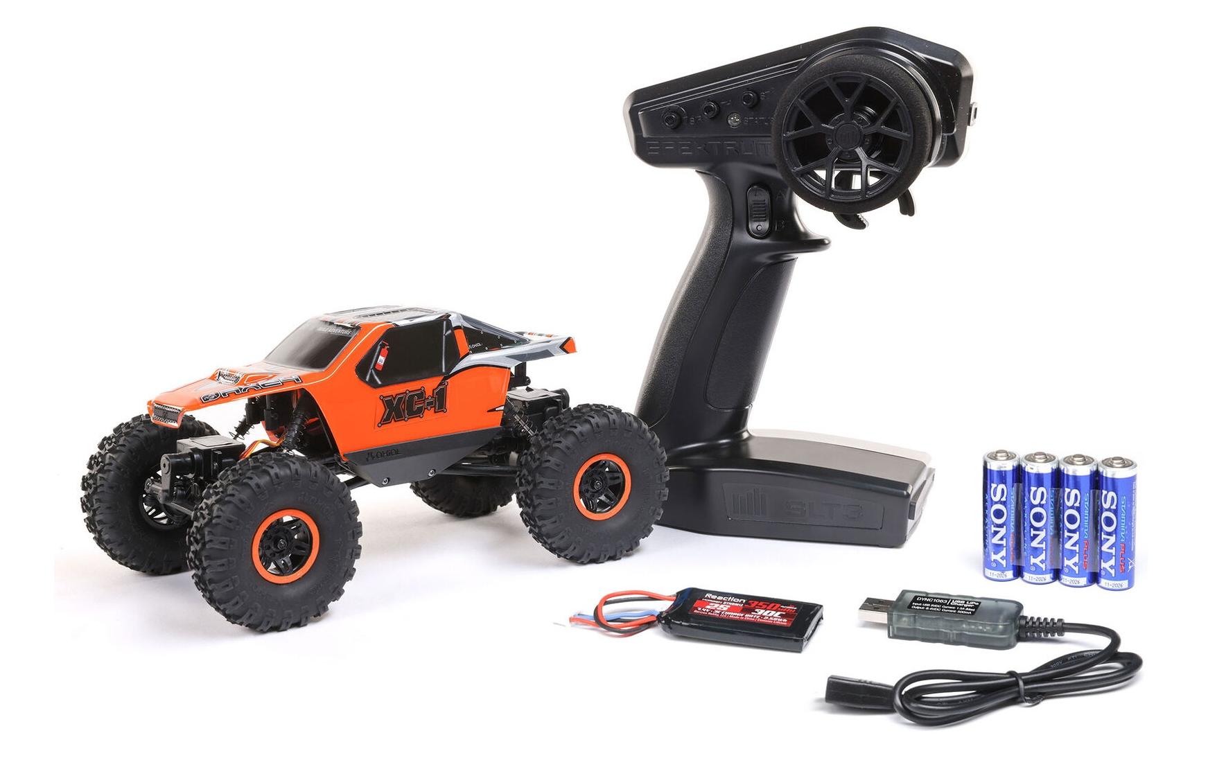 Rock Crawler AX24 XC-1 4WS, Orange, RTR, 1:24<br>Mini Crawler mit Allrad Lenkung