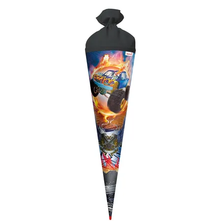 Roth Schultüte Monstertruck mit Folie, 70 cm, rund