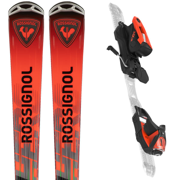Pack ski ROSSIGNOL HERO ELITE ST TI + NX 12 KONECT GW B80 BLACK/RED