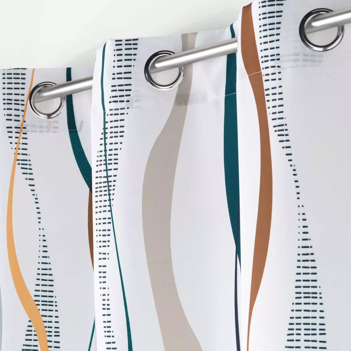 Rideau oeillets (140 x 260 cm) Lisana Multicolore