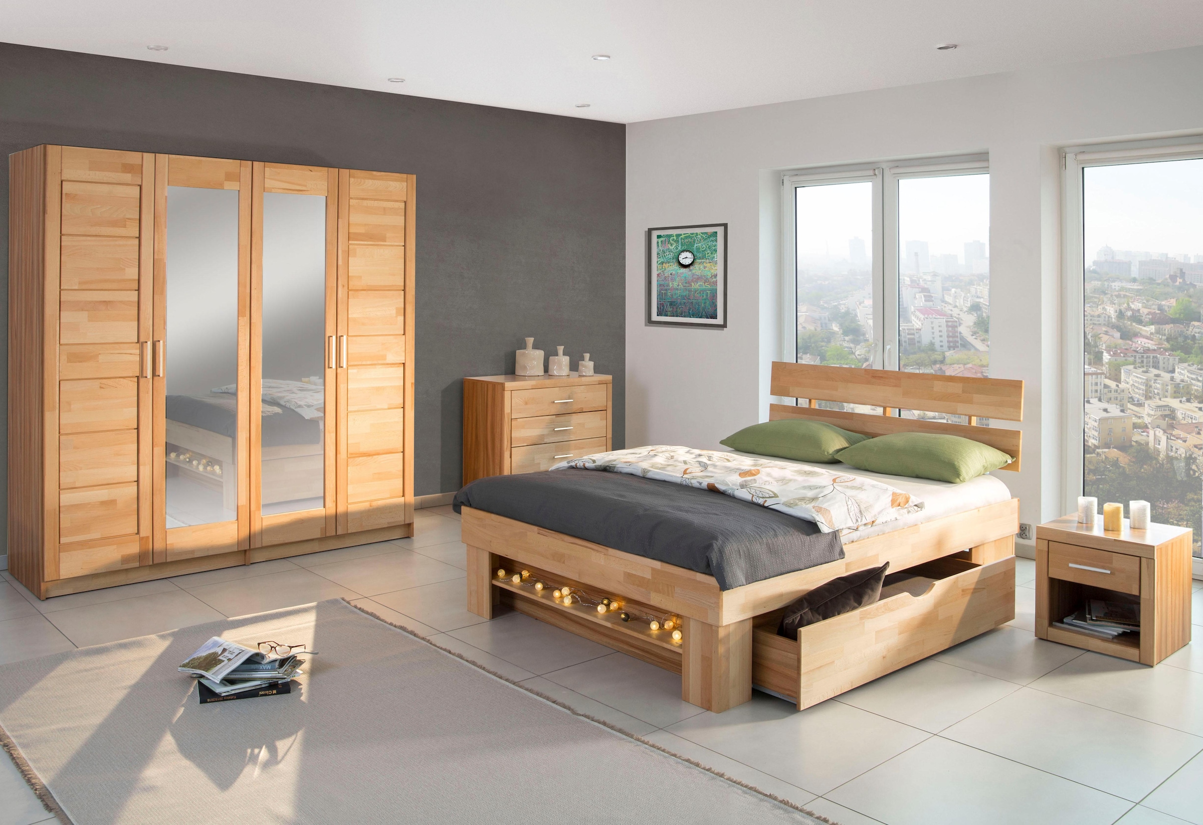 Home affaire Nachtkonsole »Triest« 1 mit Schublade, Breite 45 cm