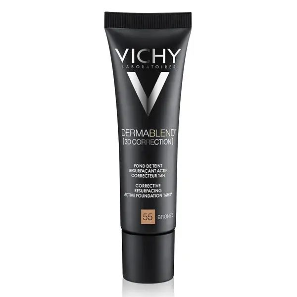 Base Corretiva e Rejuvenescedora Vichy Dermablend 3D nº 55 Bronze 30ml