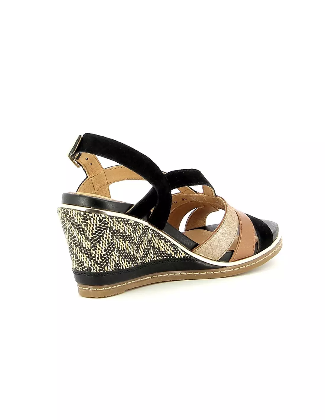 FUGITIVE IZOU - Sandales & nu-pieds Noir
