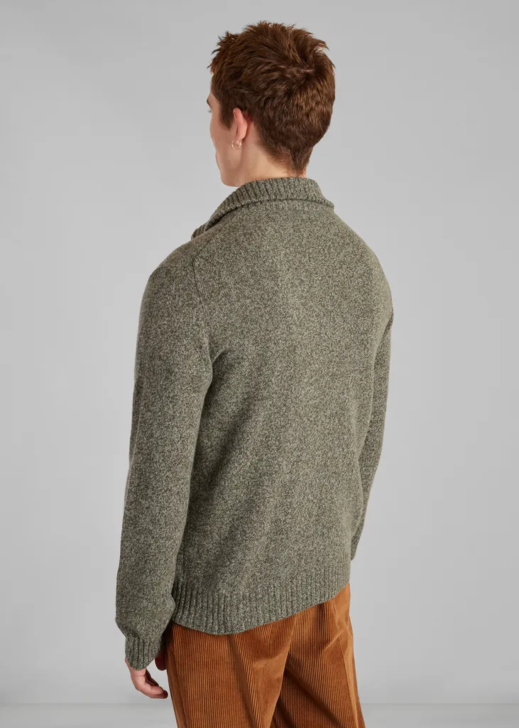 Pull col camionneur en laine recyclée L'Exception Paris